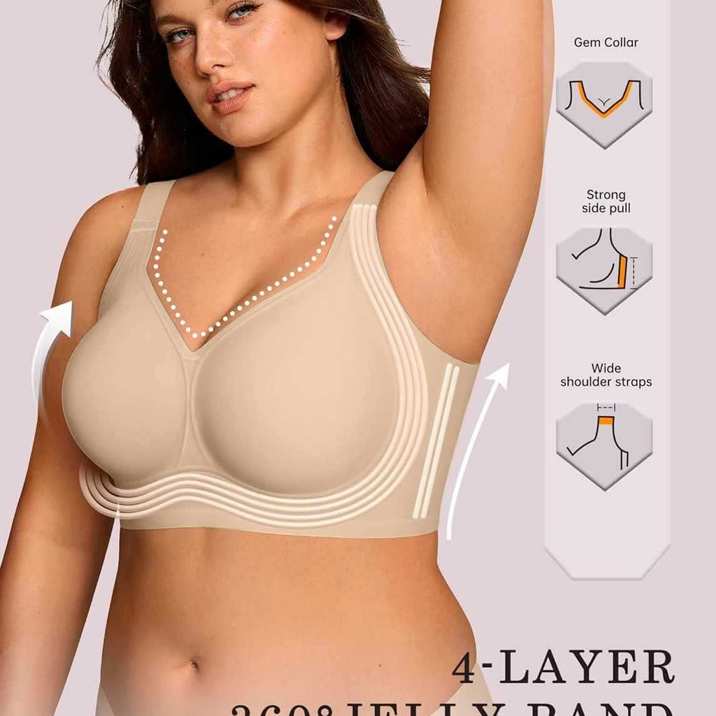 Womens Seamless Jelly Bra