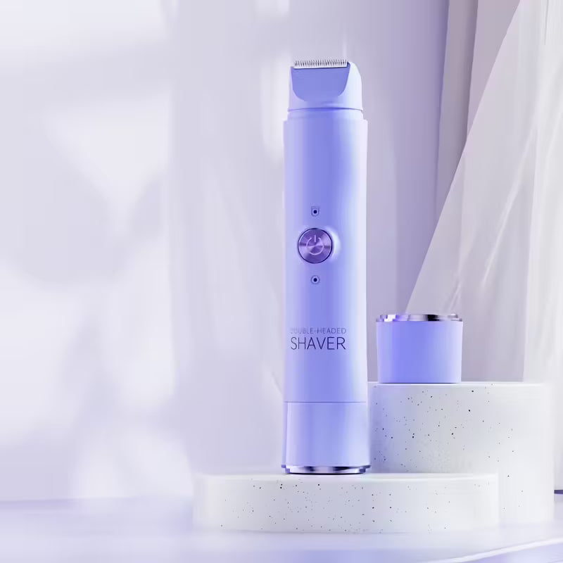 GlideHer - Dual Head 2 in 1 Hair Trimmer & Smoother