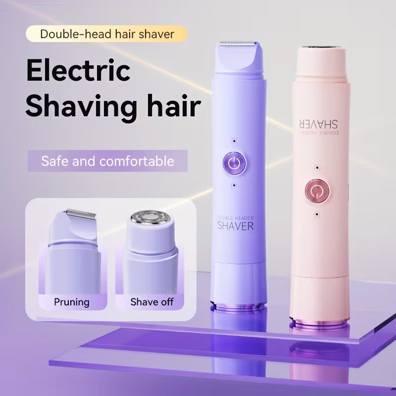 GlideHer - Dual Head 2 in 1 Hair Trimmer & Smoother
