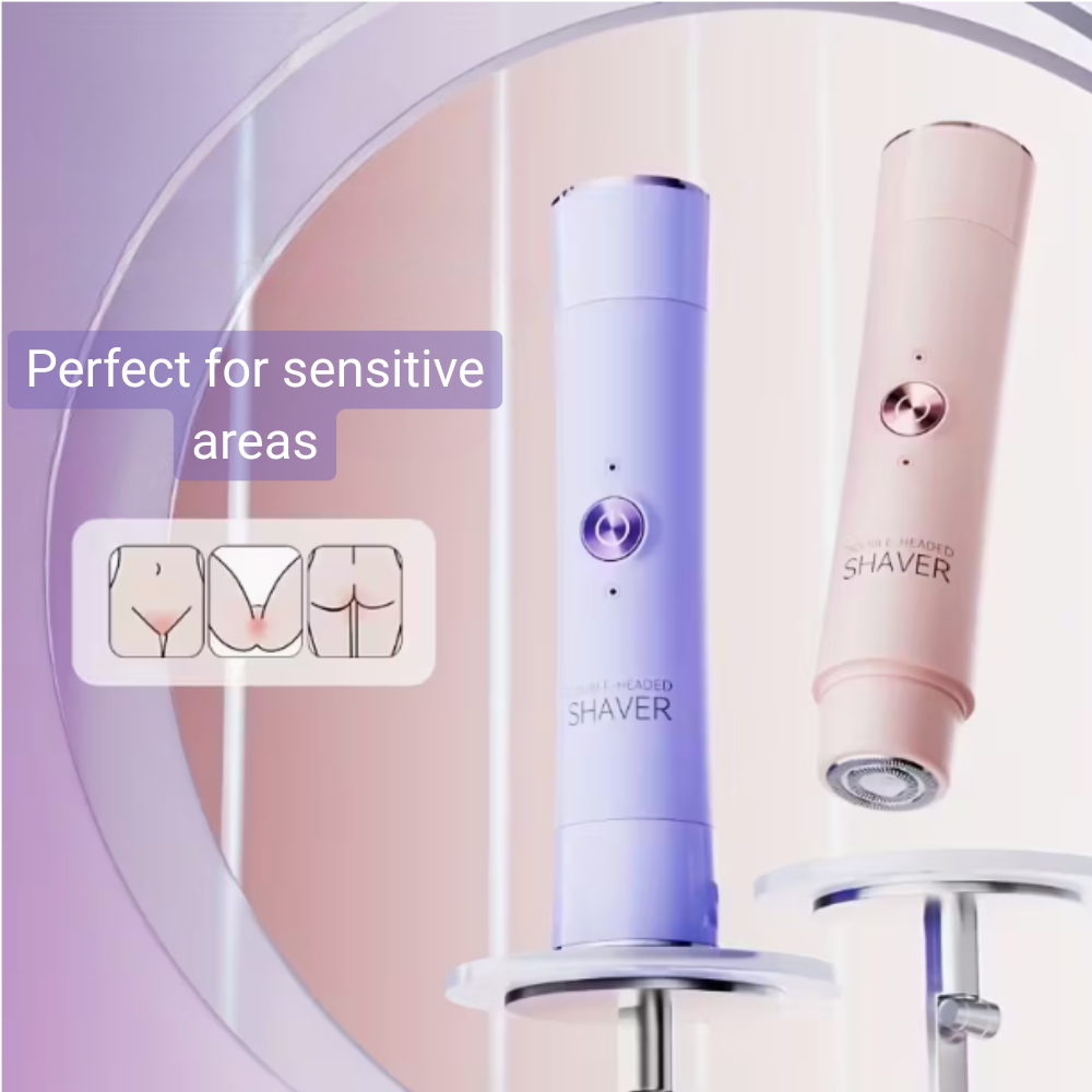 GlideHer - Dual Head 2 in 1 Hair Trimmer & Smoother