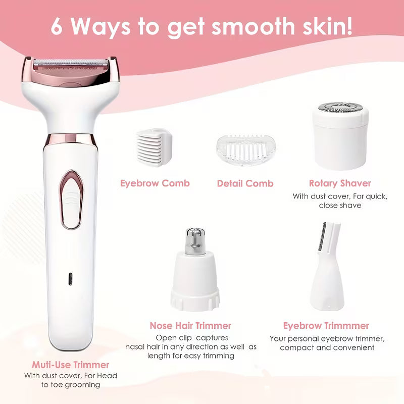 SmoothHer 4-in-1 Rechargeable Shaver